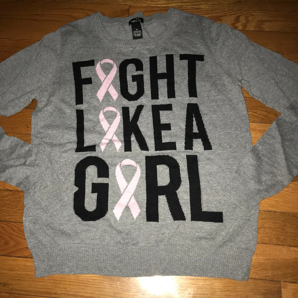Rue21 Sweaters - Rue21 Breast Cancer womens sweater-size medium